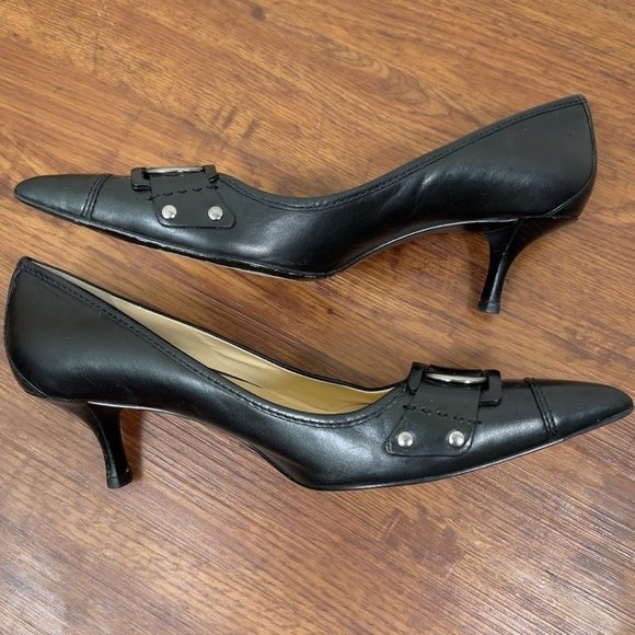 Cole Haan Black Pointed Heels - Picture 13 of 14